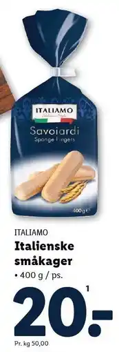 Lidl ITALIAMO Italienske småkager tilbud