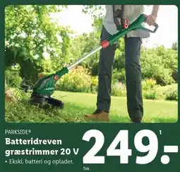 Lidl PARKSIDE Batteridreven græstrimmer 20 V tilbud