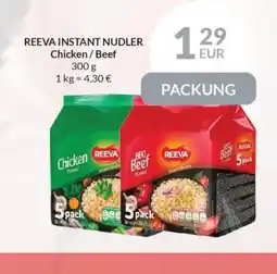 Nielsen's Discount REEVA INSTANT NUDLER Chicken/Beef tilbud