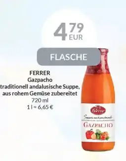 FERRER Gazpacho traditionell andalusische Suppe, aus rohem Gemüse zubereitet