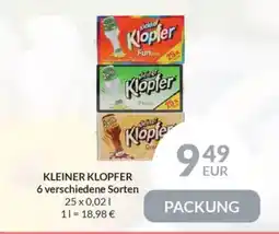 Nielsen's Discount KLEINER KLOPFER 6 verschiedene Sorten tilbud