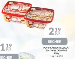 Nielsen's Discount POPP KARTOFFELSALAT Ei + Gurke / Klassisch tilbud