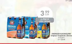 ERDINGER ALKOHOLFREI Original/Grapefruit/Zitrone