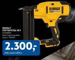 Davidsen DEWALT STIFTEPISTOL 18 V tilbud