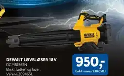 Davidsen DEWALT LØVBLÆSER 18 V tilbud