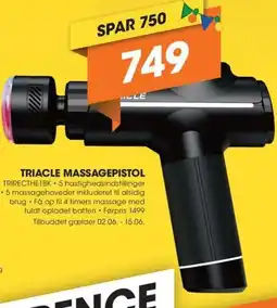 Expert TRIACLE MASSAGEPISTOL tilbud