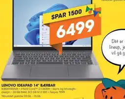 Expert LENOVO IDEAPAD 14" BÆRBAR tilbud