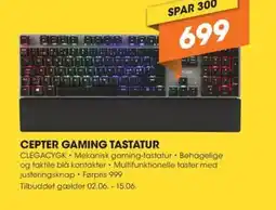 Expert CEPTER GAMING TASTATUR tilbud