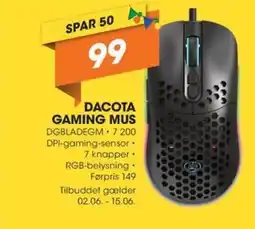 Expert DACOTA GAMING MUS tilbud