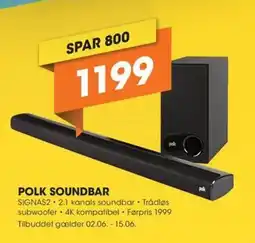 Expert POLK SOUNDBAR tilbud