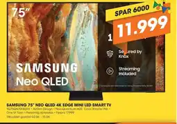 Expert SAMSUNG 75″ NEO QLED 4K EDGE MINI LED SMART TV tilbud