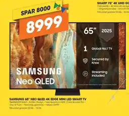Expert SAMSUNG 65" NEO QLED 4K EDGE MINI LED SMART TV tilbud