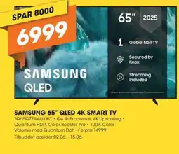 Expert SAMSUNG 65″ QLED 4K SMART TV tilbud