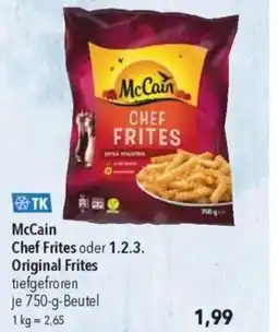 Citti TK McCain Chef Frites oder 1.2.3. Original Frites tiefgefroren tilbud