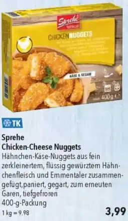 TK Sprehe Chicken-Cheese Nuggets