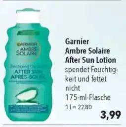 Citti Garnier Ambre Solaire After Sun Lotion spendet Feuchtig- keit und fettet nicht tilbud