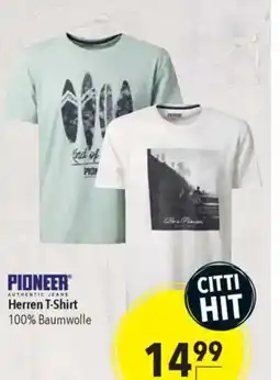 Citti PIONEER Herren T-Shirt tilbud