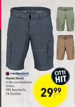 Citti Redpoint herren shorts tilbud