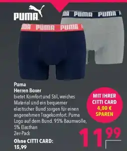 Citti Puma Herren Boxer tilbud