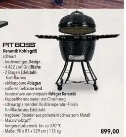 Citti PIT BOSS Keramik Kohlegrill schwarz tilbud