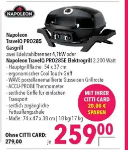 Citti Napoleon TravelQ PRO285 tilbud