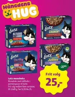 Maxi Zoo Latz menuboks tilbud