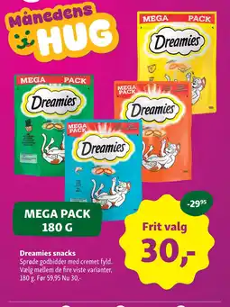 Maxi Zoo Dreamies snacks tilbud