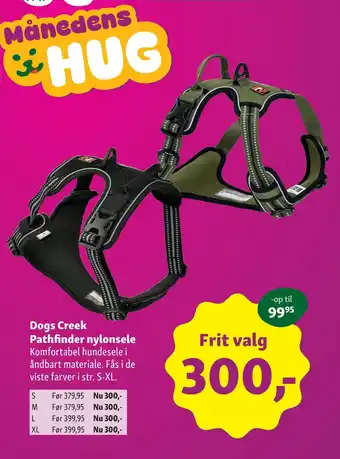 Maxi Zoo Dogs Creek Pathfinder nylonsele tilbud