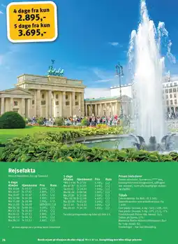 Riis Rejser Rejsefakta tilbud