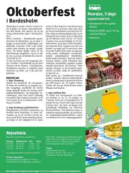 Riis Rejser Oktoberfest i Bordesholm tilbud