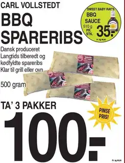 ABC Lavpris BBQ SPARERIBS tilbud