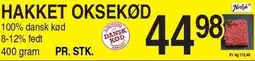 ABC Lavpris HAKKET OKSEKØD tilbud