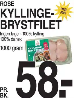 ABC Lavpris ROSE KYLLINGE-BRYSTFILET tilbud