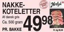 ABC Lavpris NAKKEKOTELETTER tilbud