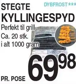 ABC Lavpris STEGTE KYLLINGESPYD tilbud