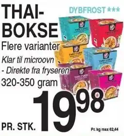 ABC Lavpris THAI-BOKSE tilbud