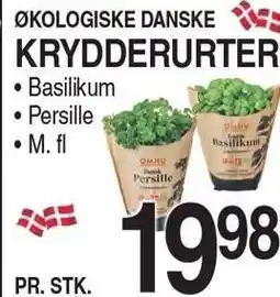 ABC Lavpris ØKOLOGISKE DANSKE KRYDDERURTER tilbud
