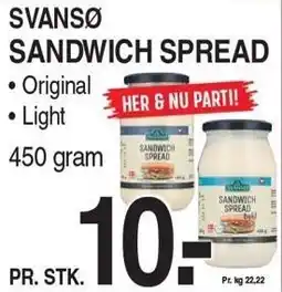 ABC Lavpris SVANSØ SANDWICH SPREAD tilbud