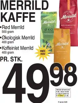 ABC Lavpris MERRILD KAFFE tilbud