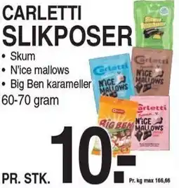 ABC Lavpris CARLETTI SLIKPOSER tilbud