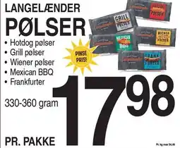 ABC Lavpris PØLSER tilbud