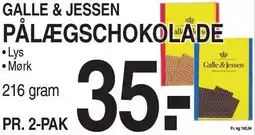 PÅLÆGSCHOKOLADE