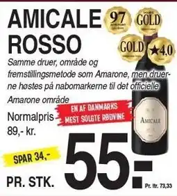 ABC Lavpris AMICALE ROSSO tilbud