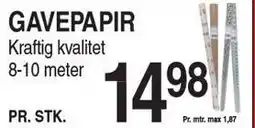 ABC Lavpris GAVEPAPIR tilbud