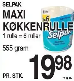 ABC Lavpris SELPAK MAXI KØKKENRULLE tilbud