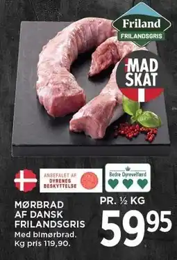 MENY MØRBRAD AF DANSK FRILANDSGRIS 1/2 KG tilbud