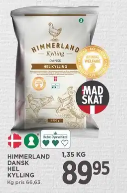 MENY HIMMERLAND DANSK KYLLING 1,35 kg tilbud