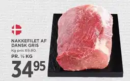 MENY NAKKEFILET AF DANSK GRIS 1/2 KG tilbud