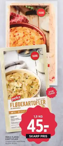 MENY Peka Flødekartofler 1,5 kg tilbud