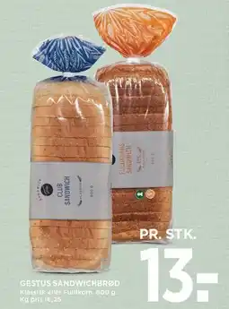 MENY GESTUS SANDWICHBRØD tilbud
